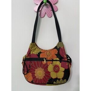 DANNY K MADE IN USA TAPESTRY SHOULDER BAG